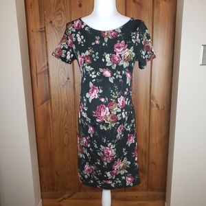 Pinkblush Bodycon Fitted Floral Maternity Dress size L